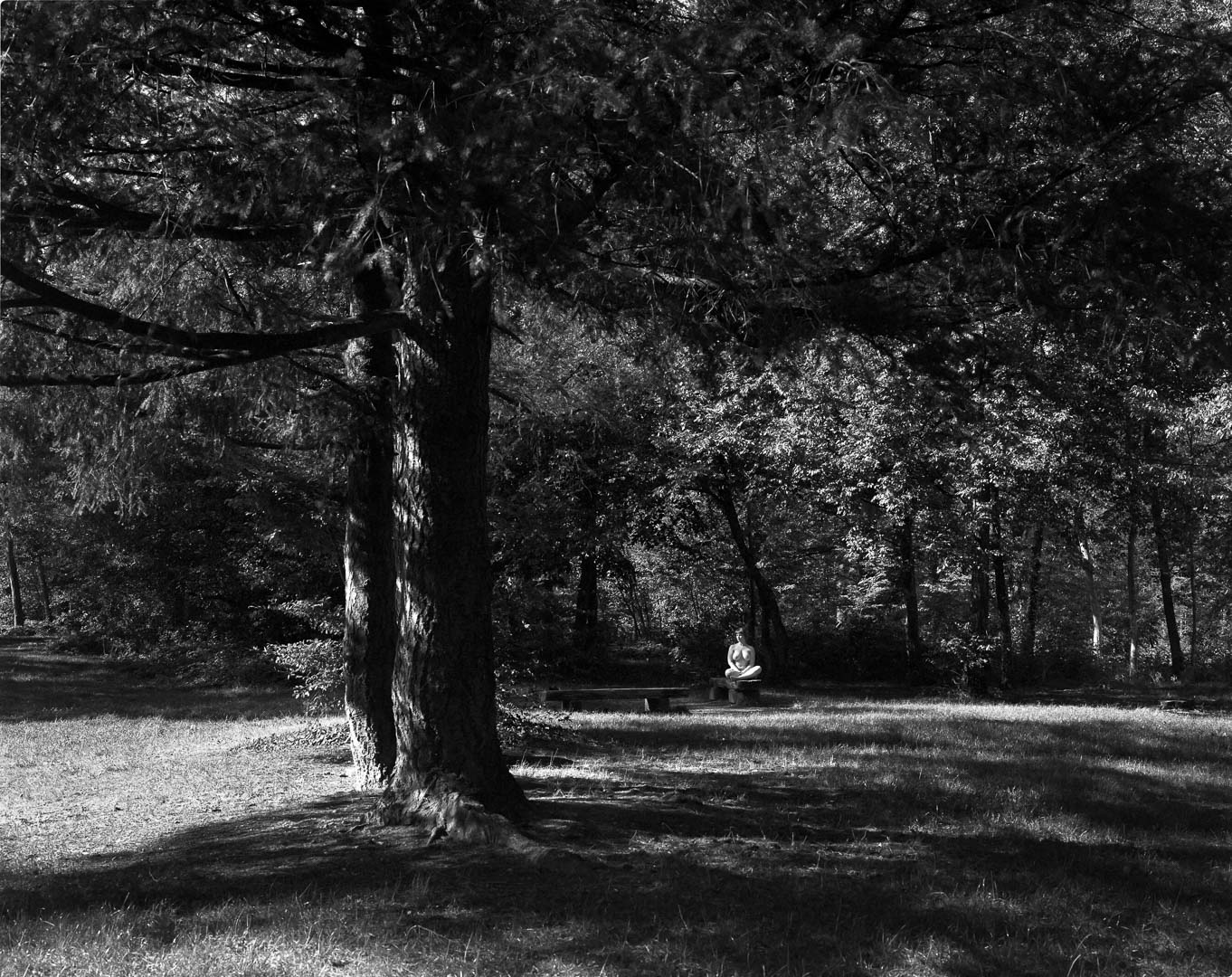 Aktfotografie Pure Natur - Maskierte - IslandEins mit der Natur - Maskierte - Analoge Fotografie mit Linhof Technika und Apo-Symmar 5,6/150 L
