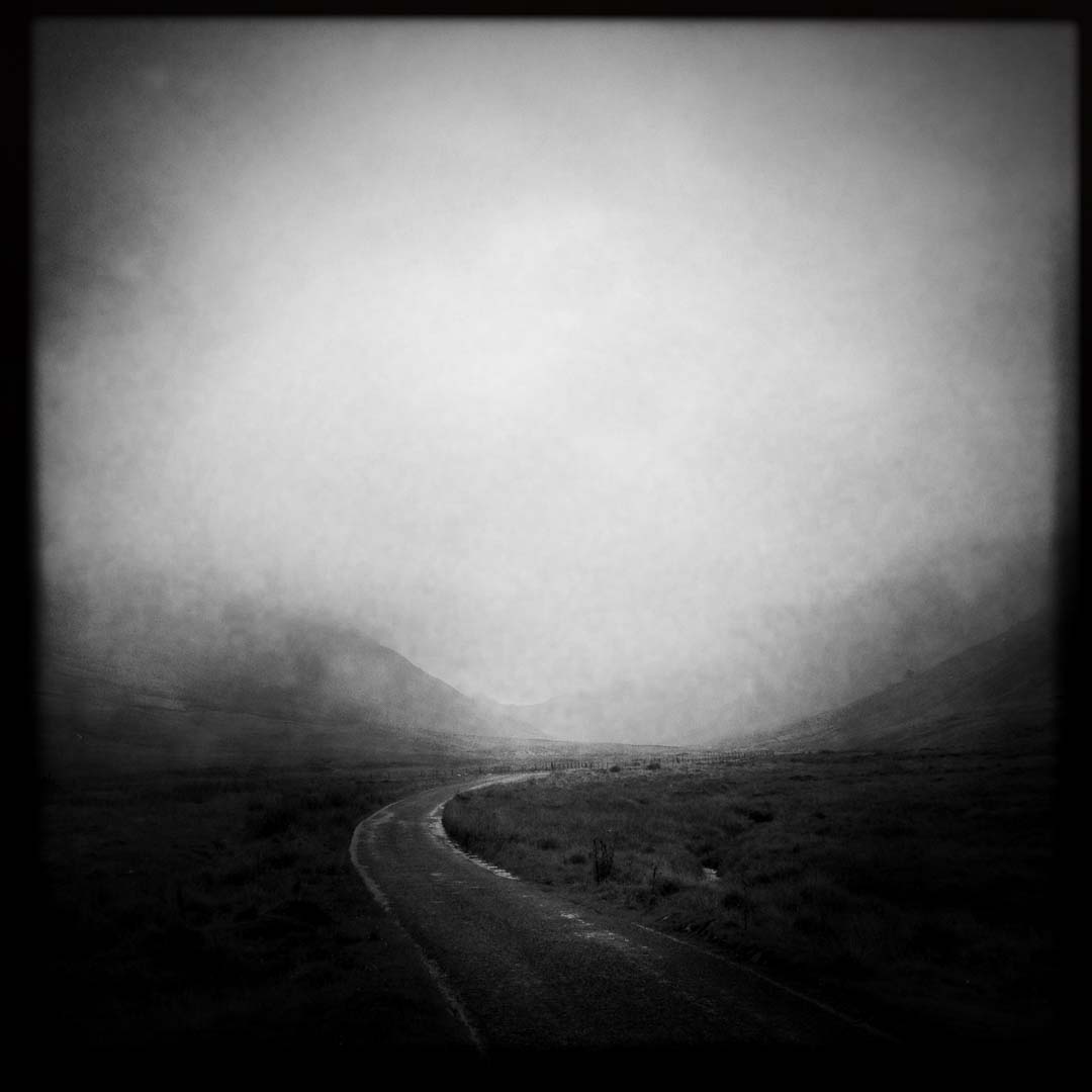 Road to Nowhere (Hardnkott Pass, Schottland). Die Seele der Landschaft.