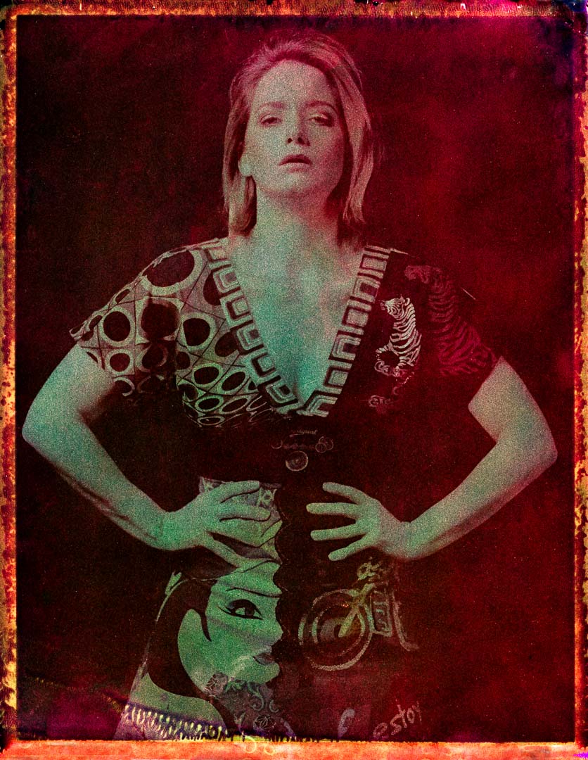 Steph. Polaroid Fuji FP-100C Negativ