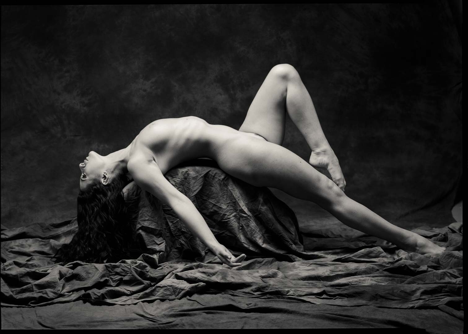 Aktfotografie Ivana - Aus meinem Studio - Shen-Hao 5x7 mit Xenar 4,5/210